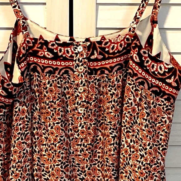 NWT Xirena Dakota Henna Dress Multicolored Sleeveless Pockets SZ Small - Picture 6 of 10